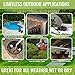 Hot Headz H-EXT-302 Outdoor Extension Safety Seal Resistant Cord Cover for Holiday Lights Water Fountains, Pool Pumps, Air Conditioners, Etc, 2 Pack, Green