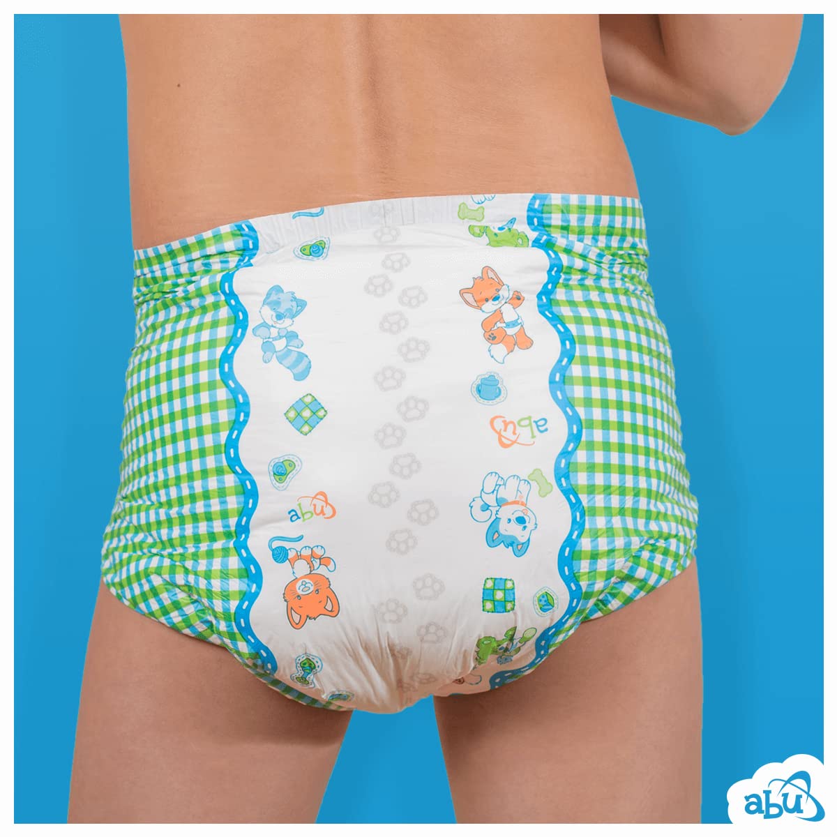 ABU Little Pawz Adult Diapers (Large)