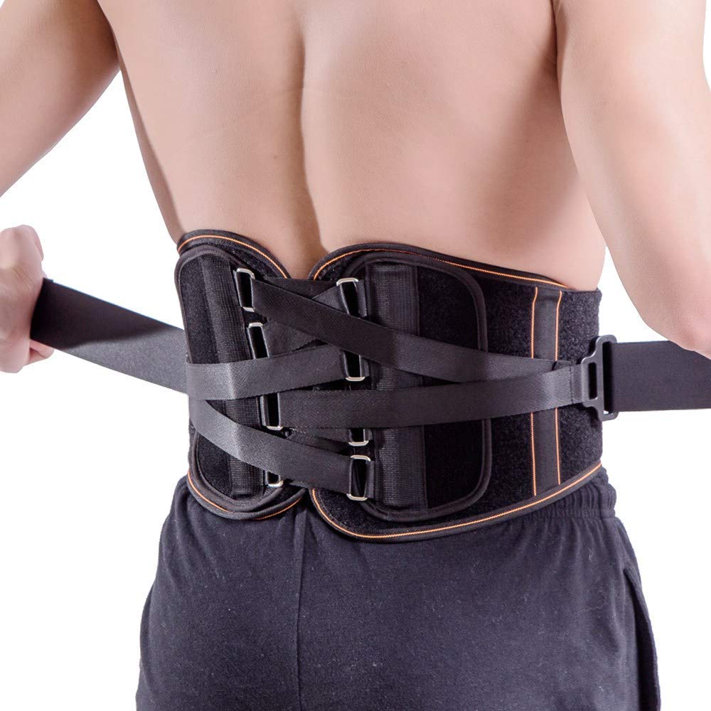 Photo 1 of King of Kings Lower Back Brace Pain Relief with Pulley System - Lumbar Support Belt for Women and Men - Adjustable Waist Straps for Sciatica, Spinal Stenosis, Scoliosis or Herniated Disc - Medium