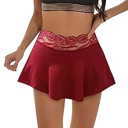 Women's Sexy See Through Sheer Micro Mini Skirt