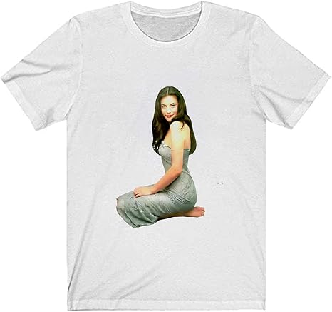 Liv T.yler T-Shirts for Summer, Men and Women, Long Sleeve T-Shirts, Hooded (Design 1 - L 