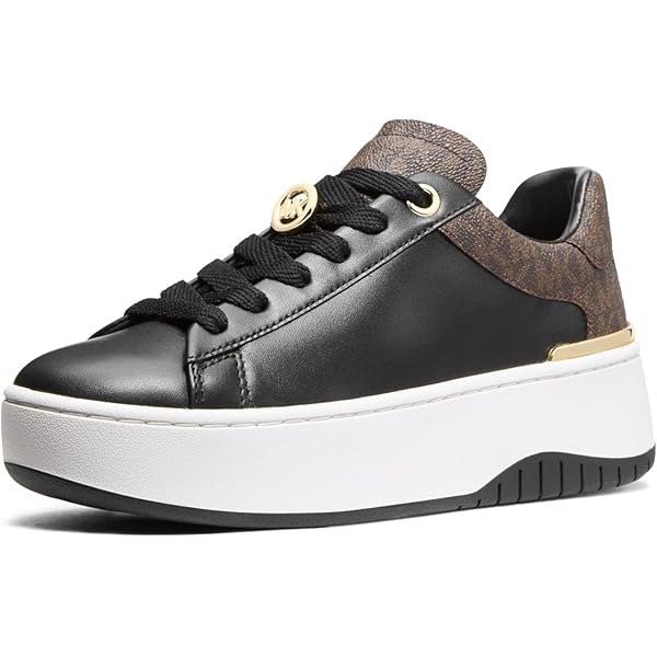 Amazon.com | Michael Kors Women's Hayes T Toe Sneaker, Birch, 7