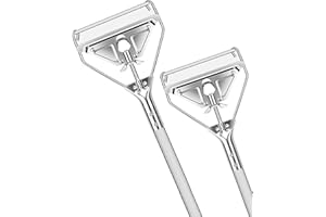 Commercial Mop Handle Heavy Duty,Industrial Metal Mop Stick Replacement for Home, Garage, Office, Workshop,Warehouse Floor Cl