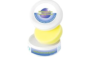 White Shoe Cleaning Cream,Multipurpose Cleaning Cream with Sponge Eraser Multifunctional Stain Removal Cream