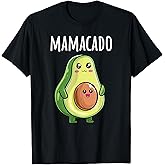 Pregnancy Announcement Shirts Women Mom Funny Mamacado T-Shirt