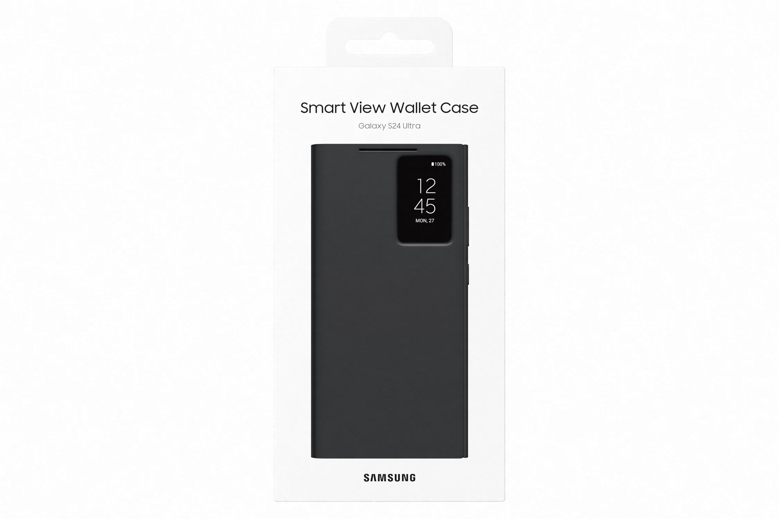 Samsung Galaxy Official S24 Ultra Smart View Wallet Case, Black