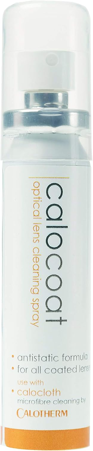 Calotherm Calocoat Anti-Static Coated Lens Cleaning Spray, 25ml Optical & Camera Lens Cleaner, Removes Dirt
