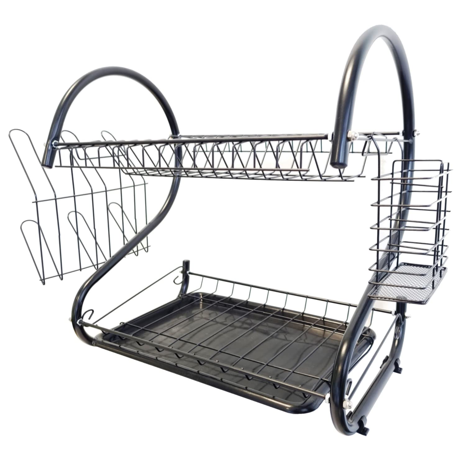 Maestro MR-1025-38 Dish Drying Rack 38 cm Black