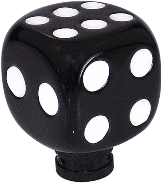MavotaDice Steering Wheel Knob Automatic Shift Knob with 3 Adapter Fit Car Truck SUV Black