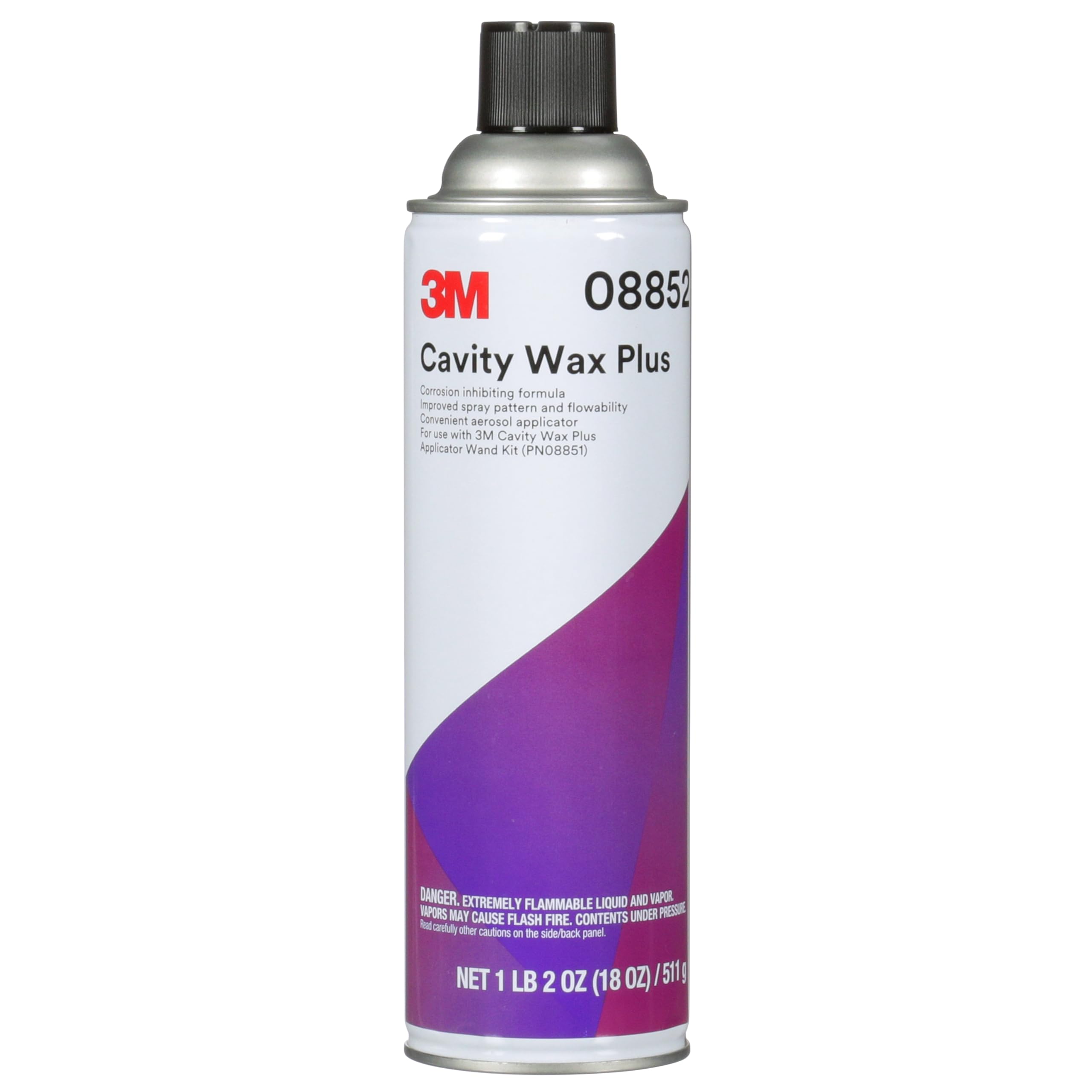 3M Cavity Wax Plus Aerosol Spray | Self-Healing Corrosion Protection for Cars & Trucks | 18 fl oz