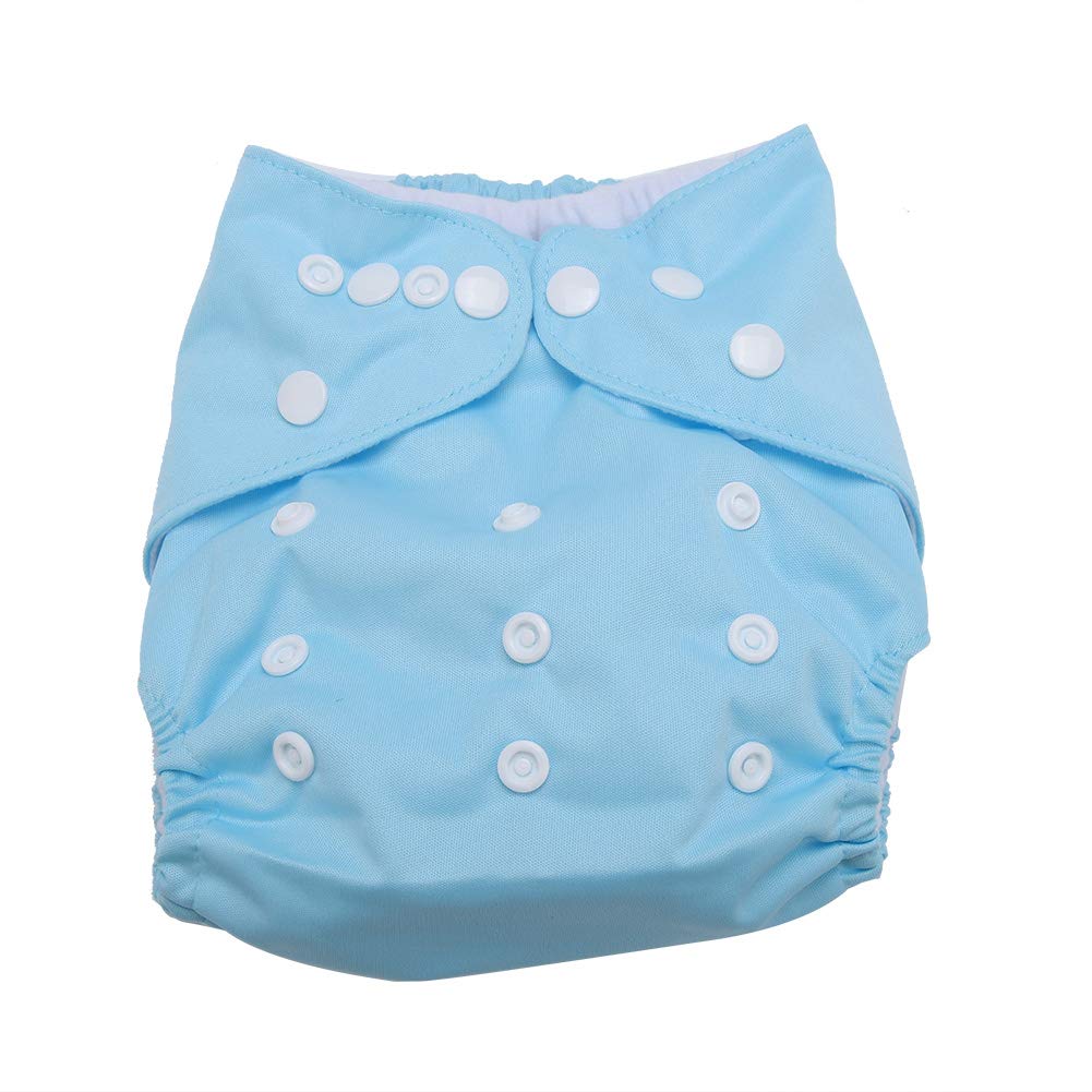 Washable Breathable Baby Diaper Pants Adjustable Waterproof Training Diaper Pants Nappy Underwear for Infant Baby(BLC-03)