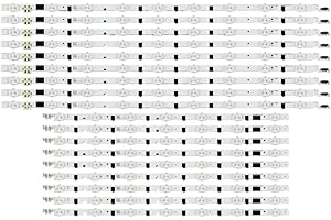 AEGVGLPLLZ 18PCS LED Backlight Strip Fit for Samsung UN50F6350 UN50F6100 UN50F5500 UN50F5200 UE50F6800 UE50F6130AK BN96-27900