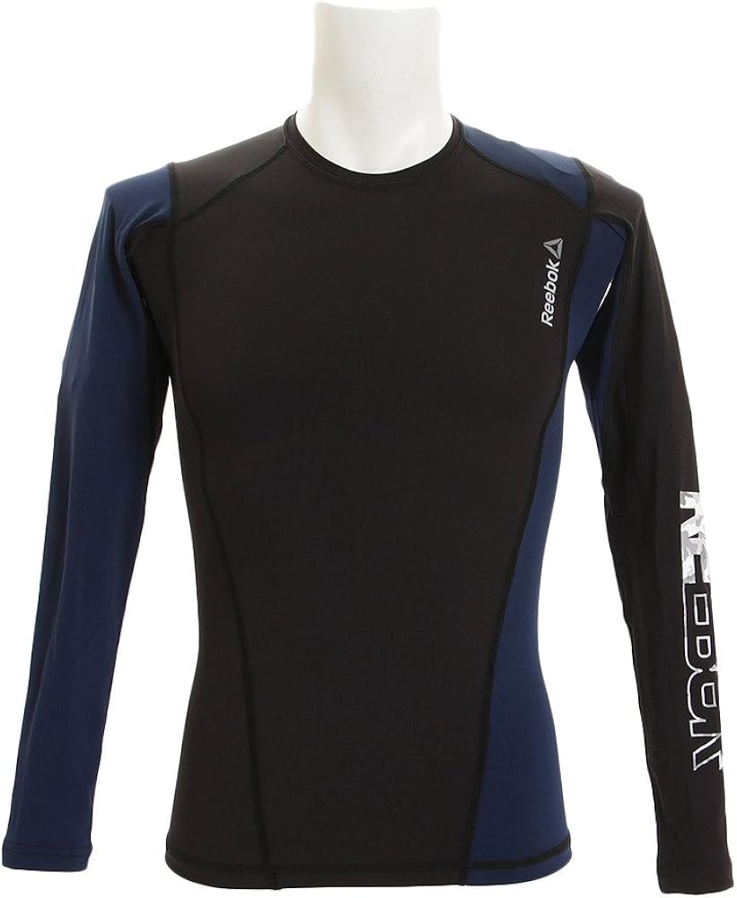 (リーボック)Reebok トレーニングウェア ワンシリーズ LT Comp ロングスリーブ Tシャツ DRJ56 [メンズ] DRJ56 CG0171 ブラック J/M