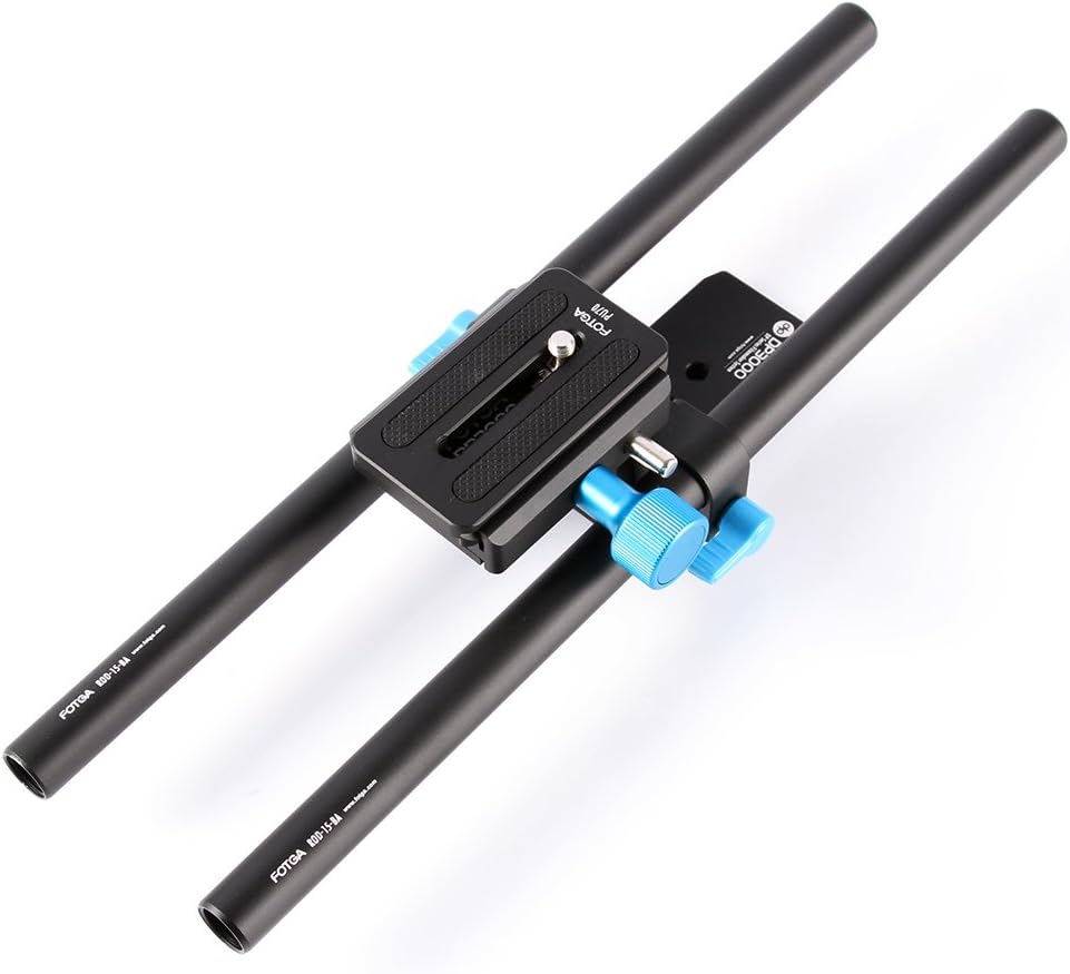Fotga DP3000 M3 15mm Rod Schiene Quick Release Grundplatte Schnellwechselplatte für DSLR Follow Focus Rig