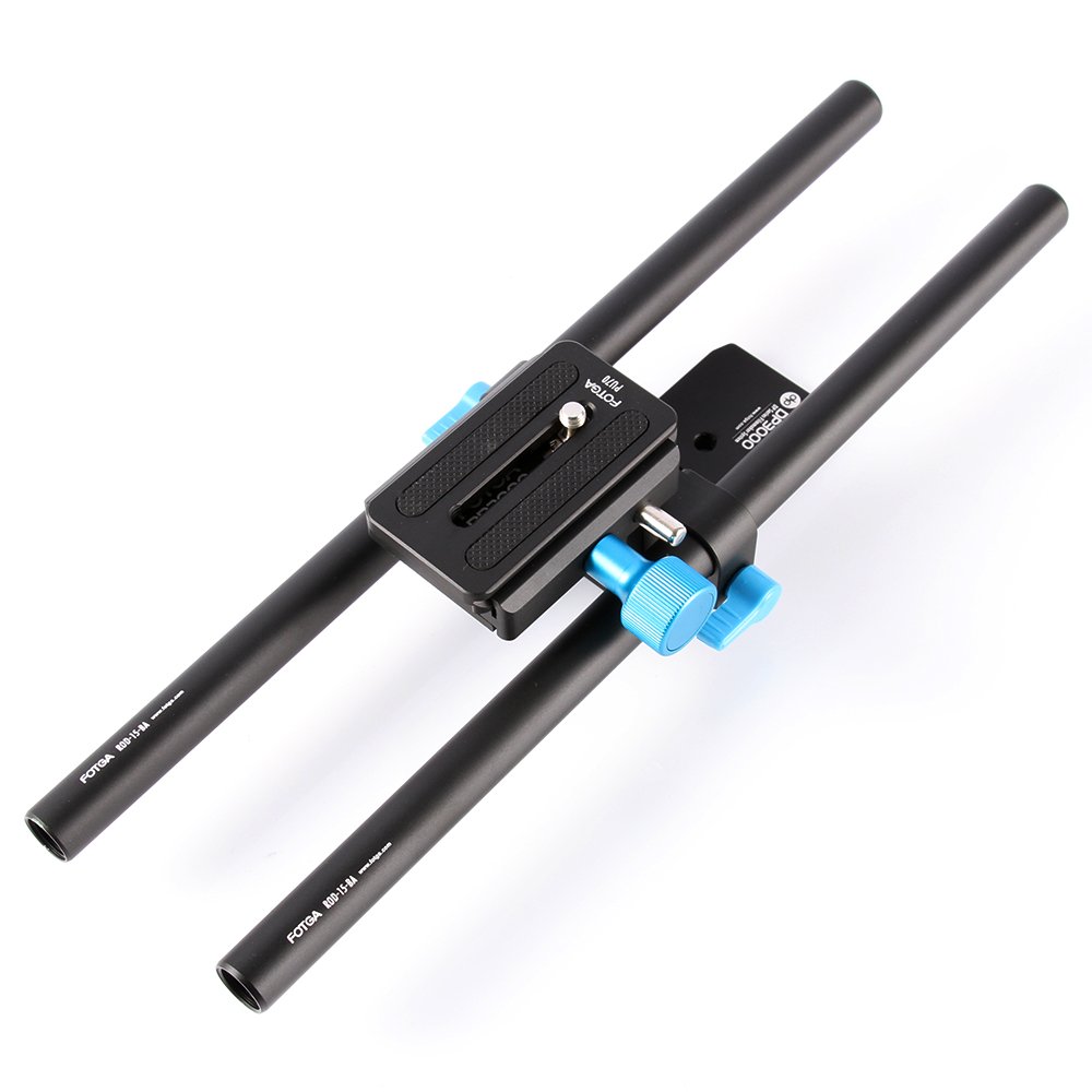 Fotga DP3000 M3 15mm Rod Schiene Quick Release Grundplatte Schnellwechselplatte für DSLR Follow Focus Rig