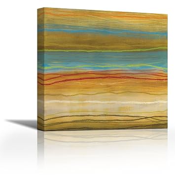 Canvasartcenter Organic Layers Cut Ii Home Decor Canvas Wall Art Painting Stretched Gallery Wrap Style Ready To Hang Abstract Flower Contemporary Posters Size 6 X 6 Inch Amazon In Home Kitchen