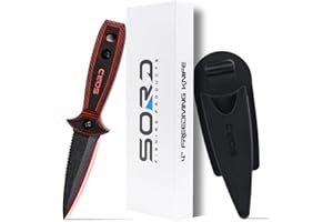 SORD FISHING PRODUCTS SORD Dive Knife - Scuba Diving Knife with Sheath for Spearfishing, Snorkeling, and Free Diving - Tactical Gear & Knives for Men - Full Tang Blade | G10 Handle | Superior Corrosion Resistance