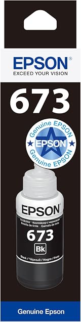 Epson EcoTank T6731 Black Ink Bottle 70ml for L1800 L800 L850 Printers