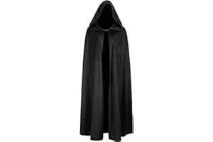 lckellong Halloween Medieval Costume Renaissance Cloak with Hood Medieval Cloak with Hood Long Adult Men And Women