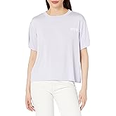 Hugo Womens Relaxed Fit Contrast Logo T-Shirt