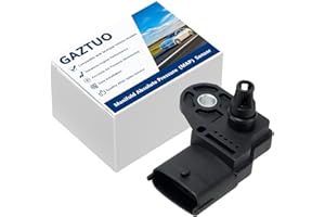 GAZTUO 0261230030 Manifold Absolute Air Pressure (Map) Sensor Compatible with Fiat 500 Brava Bravo Doblo Idea Linea Palio Panda Punto Qubo Musa 2004-2014 For # 9S51-9J559-BB 1247474 46533518