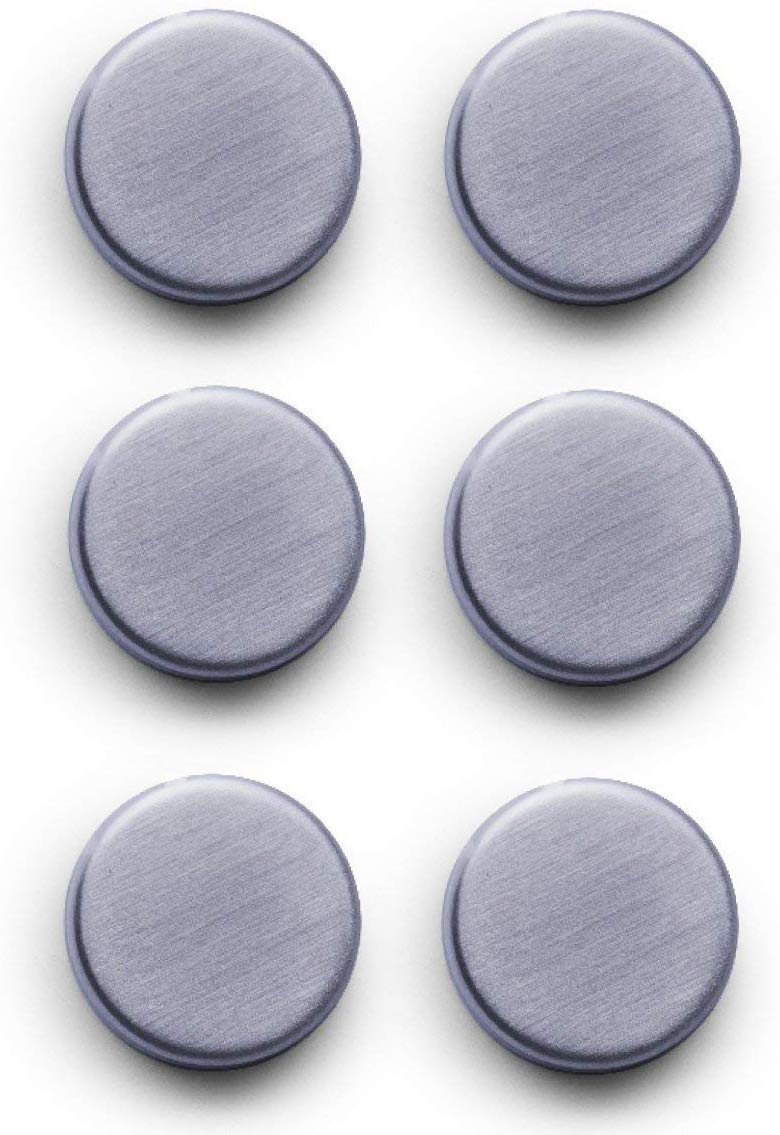 Zeller Magnet Set, Metal, Multi-Colour, 6-Piece