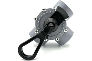 APPAETECH INDUSTRIES Upgrade Your Pool System with the AppaeTech 3-Port 2 to 2-1/2-Inch Positive Seal NeverLube Valve: Compatible Across Leading Brands