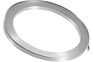 Motoforti Car Pure Nickel Strip,99.6% Nickel 0.1x4mm 32.8ft Nickle Tabs,for 18650 Soldering Tab for Lithium Li-Po Battery NiMh NiCd Battery Pack and Spot Welding,Silver Tone