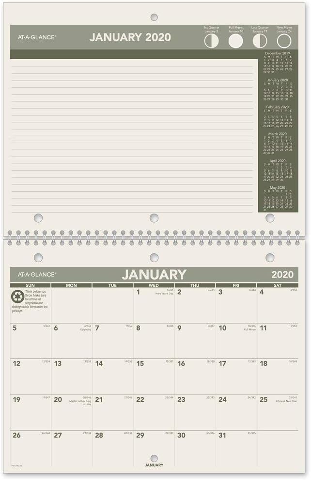 Best 8 1/2 X 11 Desk Calendar