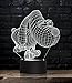 Dog Lover Gift idea Night Light Ralph The Dog LED Does Not Get Hot by rainbolights Ideal in A Nursery A Great Christmas Gift Idea