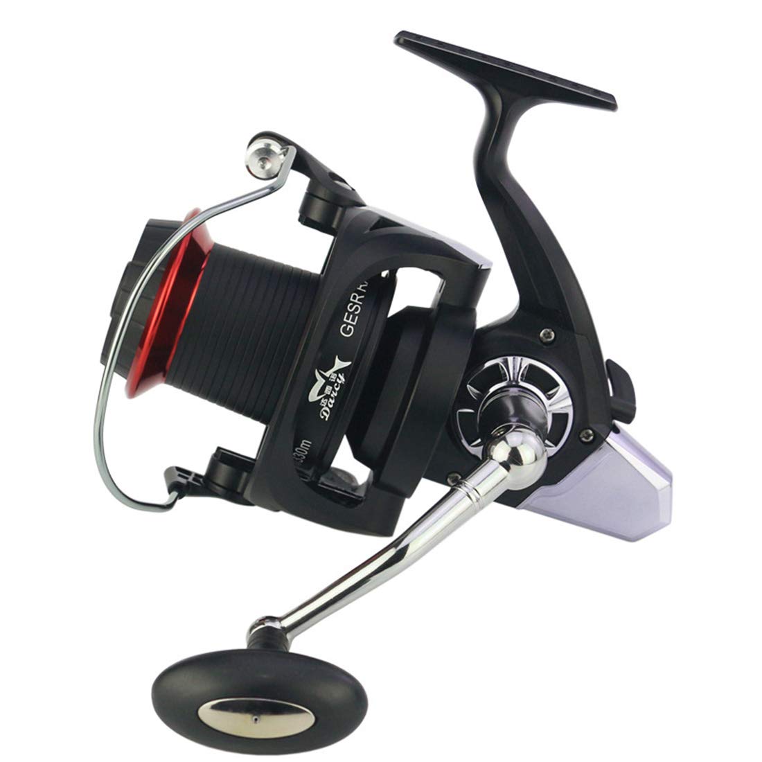 美しい Kervinjessie スピニングフィッシングリール ダブルドラッグブレーキシステム付き ベイトランナーリール 14 1 ベアリング 左 右 交換可能なハンドル 海水淡水釣り用 8000 B07npgz1qq 宅送 11d19 Com