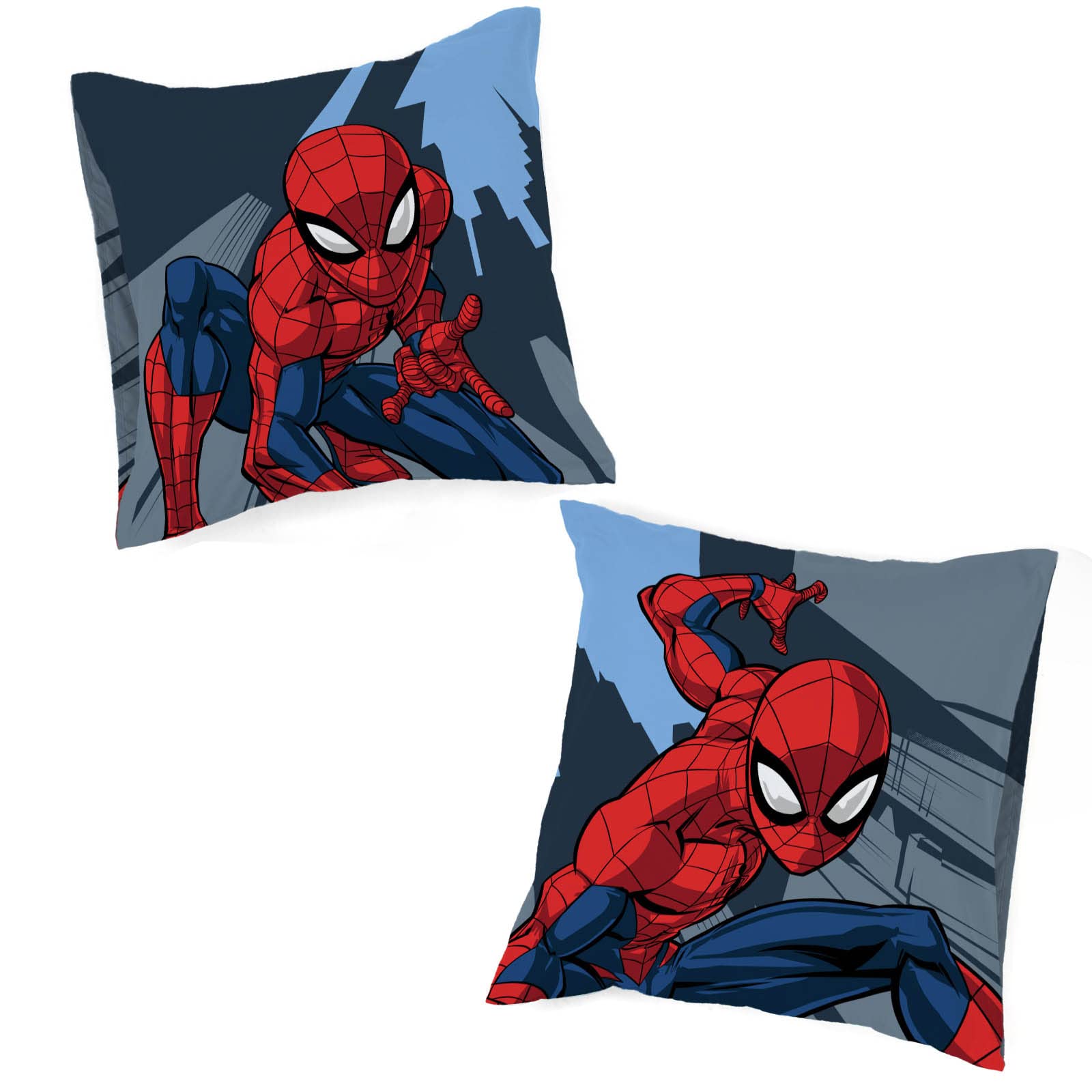 Jay Franco Marvel Spiderman City Streets 100% Cotton Pillowcases Set of 2 80 x 80 cm