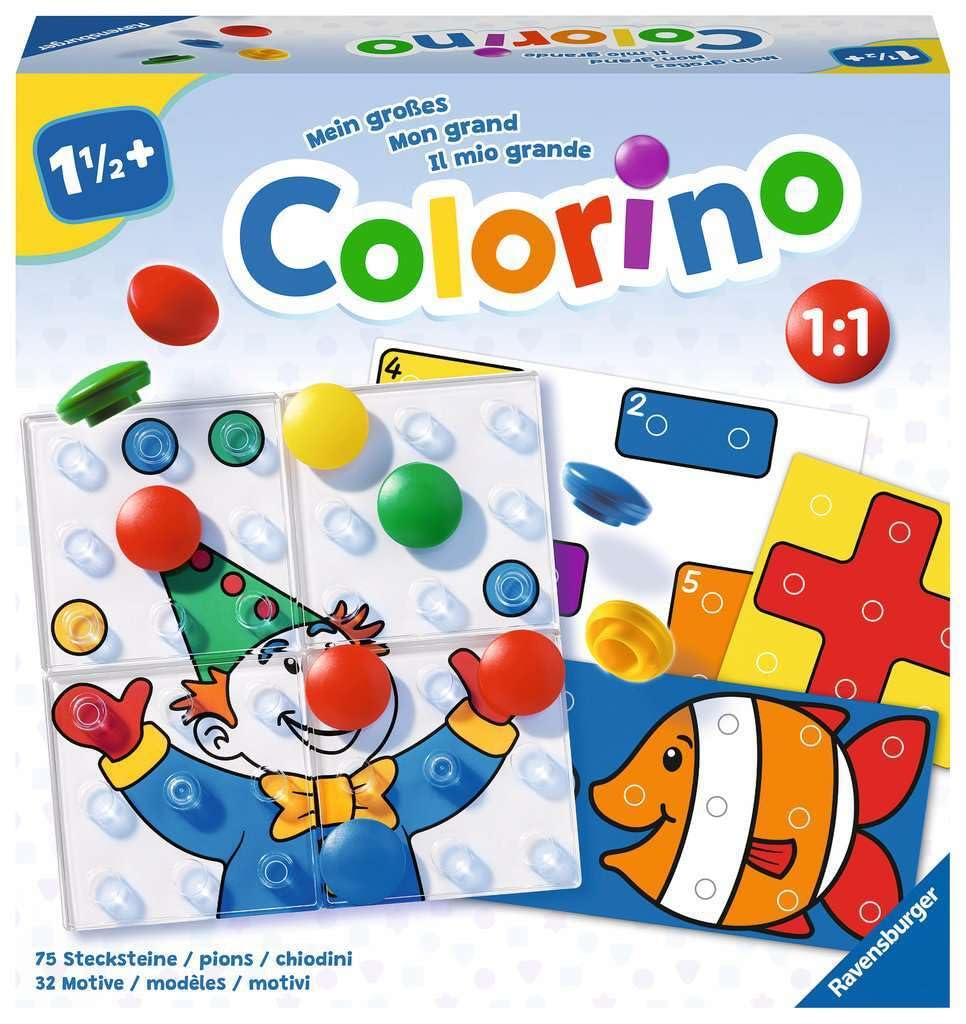 Ravensburger 20959 My Big Colorino, Growing Educational Game - Learning Colours becomes a breeze - The Classic Game for Children from 1.5 Years