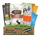 OneStopPaleoShop - Keto To Go Box - Epic, Bulletproof, Vital Proteins, Chomps, Pili Nuts, and MORE!