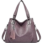 PORRASSO Women Handbags Fashion Hobo Shoulder Bag Ladies Crossbody Bag Large Tote Purse