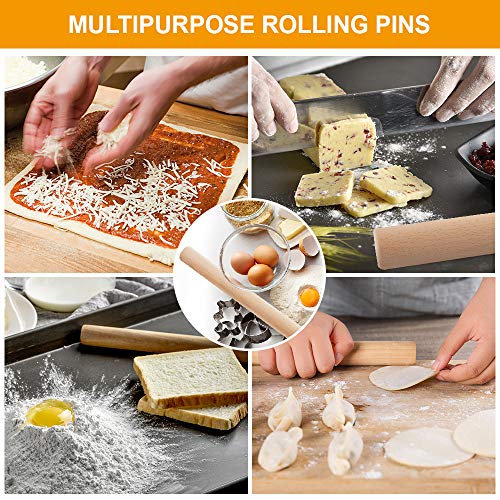 Rolling Pins French Rolling Pin Professional Dough Roller NonStick