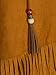 Persun Women Khaki Suedette Lace Up Front Tasseled Poncho Cape Coat, Brown, onesize