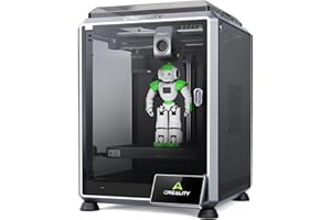 Creality K1C 3D Printer, 600mm/s High Speed Printing, Robust Direct Extruder, Fully Auto Leveling with Al Camera, Support Carbon Fiber Filaments 3D Printers
