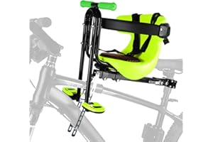 Mountain Bike Child Safety Seat, Kids Bike Safety Seat Children Cushioned Cycling Seat Front Mounted Child Bicycle Seat for 8