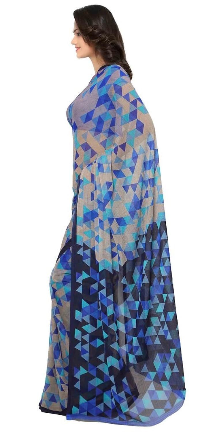 vaamsi chiffon saree with blouse piece