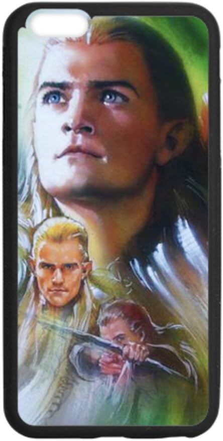 Personalized Protector Case The Lord Of The Rings Legolas Style Phone Case Cover Iphone 6 plus(5.5inch)/6s plus((5.5inch) Black Rubber TPU by Hafo