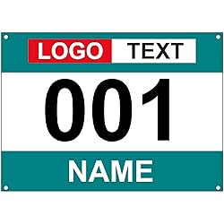 Muka Custom Race Bibs, Tyvek Bib Numbers