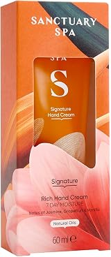 SANCTUARY Signature Rich Hand Cream 60ml Vegan Cruelty Free Non-Greasy