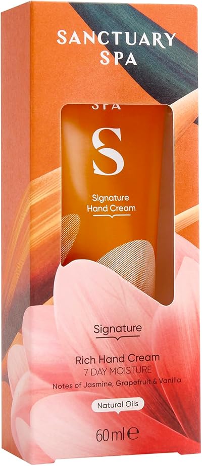 SANCTUARY Signature Rich Hand Cream 60ml Vegan Cruelty Free Non-Greasy