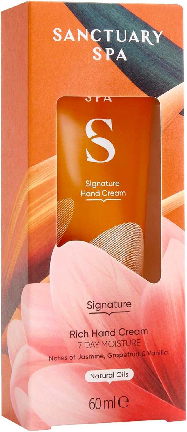 SANCTUARY Signature Rich Hand Cream 60ml Vegan Cruelty Free Non-Greasy