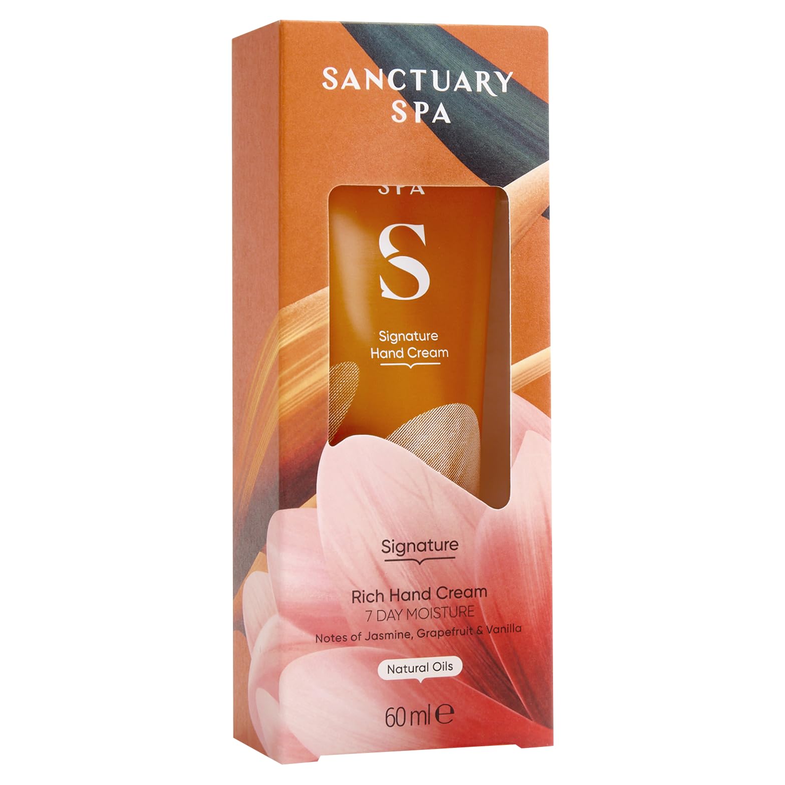 Sanctuary Spa Signature Rich Hand Cream, Moisturiser, Body Cream, Vegan and Cruelty Free 60ml