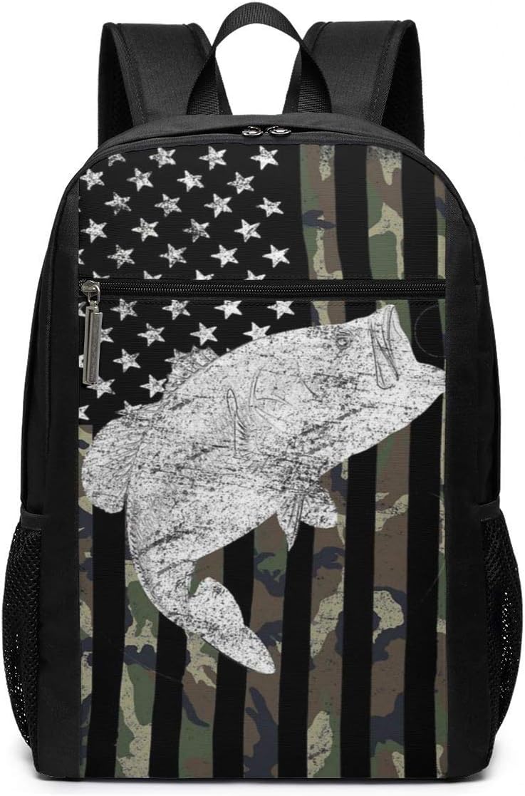 green camo backpack