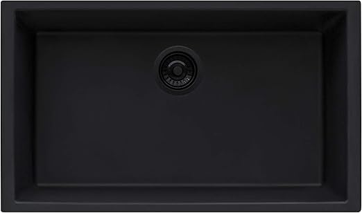 Ruvati 33 X 19 Inch Granite Composite Undermount Single Bowl