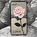 For iphone 7 Plus 5.5inch Case Sinfu Thin Mesh Rose Heat Dissipation Protective Cover (B)