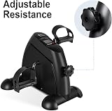 himaly Mini Exercise Bike Pedal Exerciser with LCD & Adjustable Resistance view 2